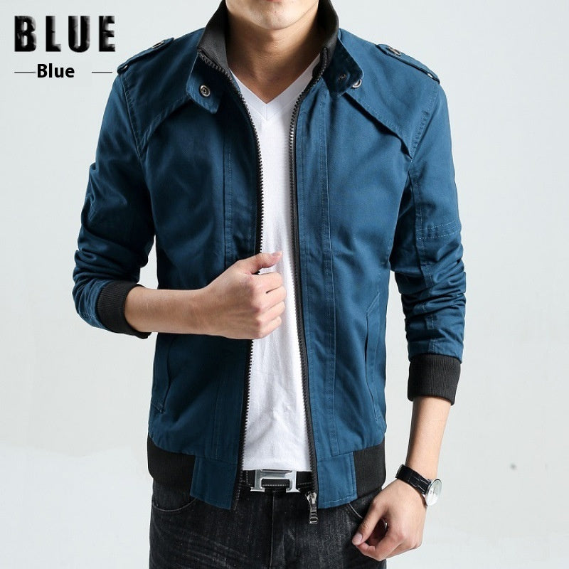 Men's Stand Collar Autumn And Winter Leisure Coat - Munsieur