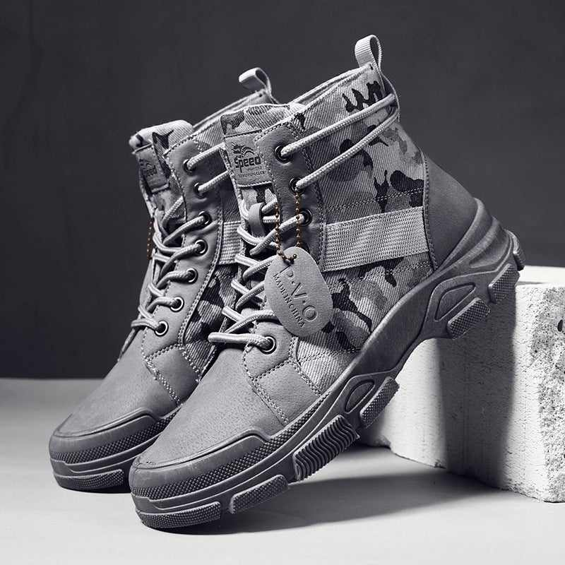 Camouflage Tooling Men's Striders Casual Waterproof