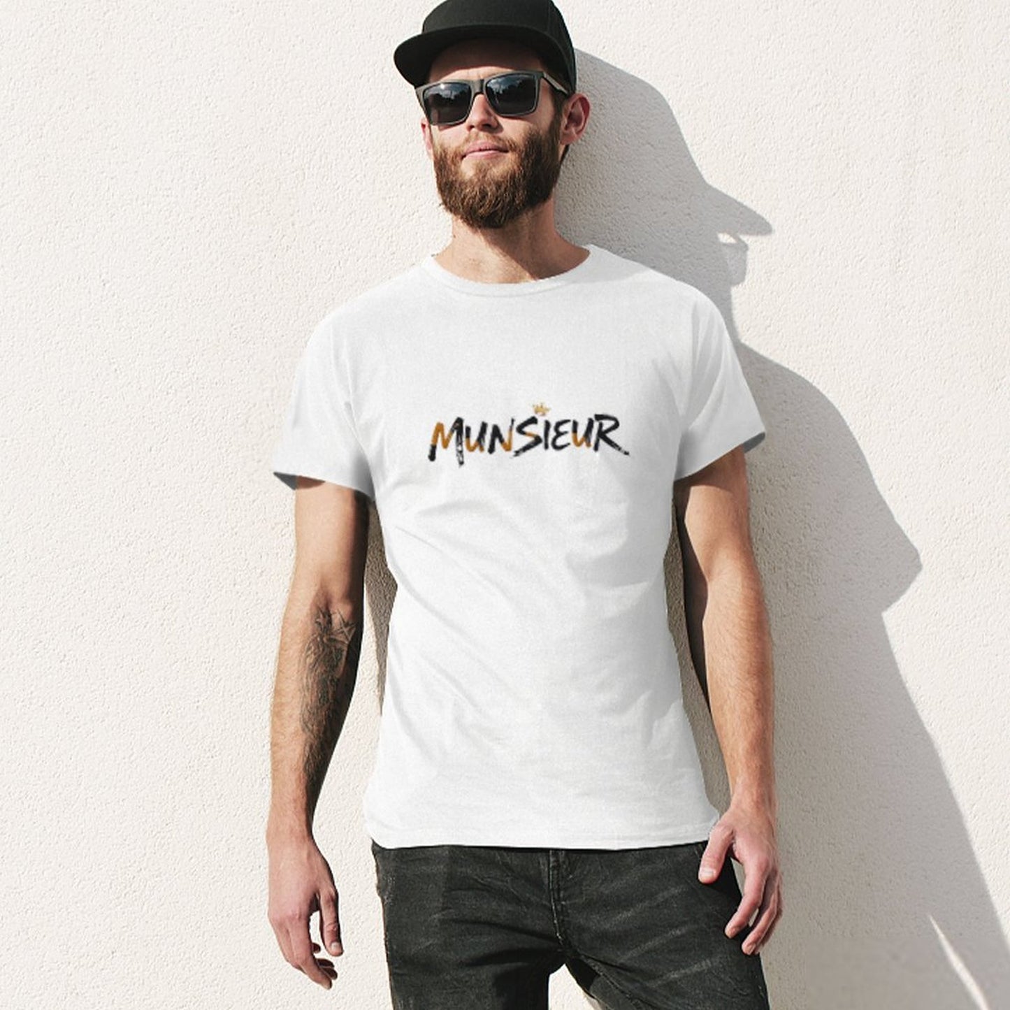 Munsieur Signature Men's Tee (High Definition & Front Printing)