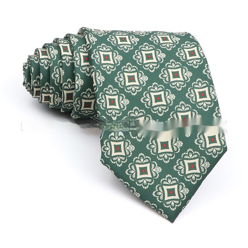 Business Polyester Men's Printed Workplace Tie - Munsieur