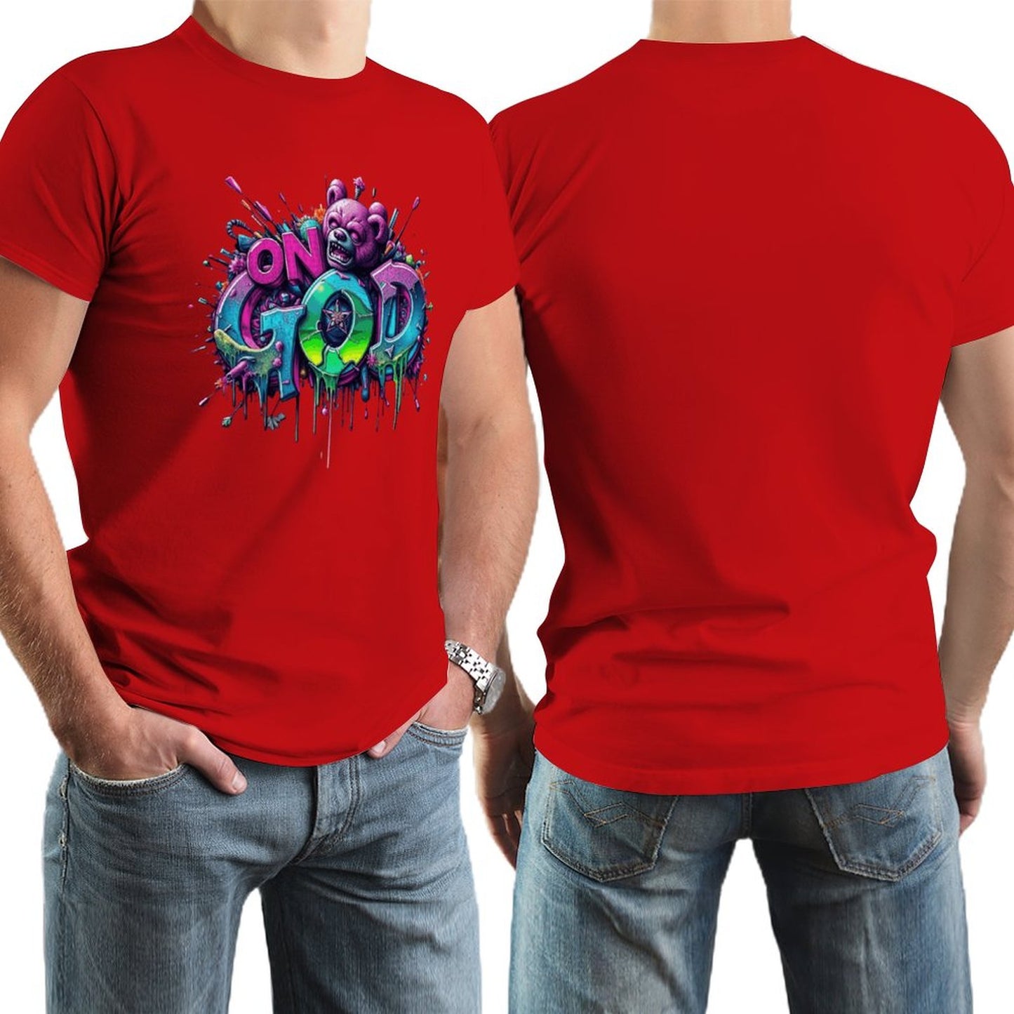 Men's Tee "On God" Streetwear Fashion Munsieur Men's Tee