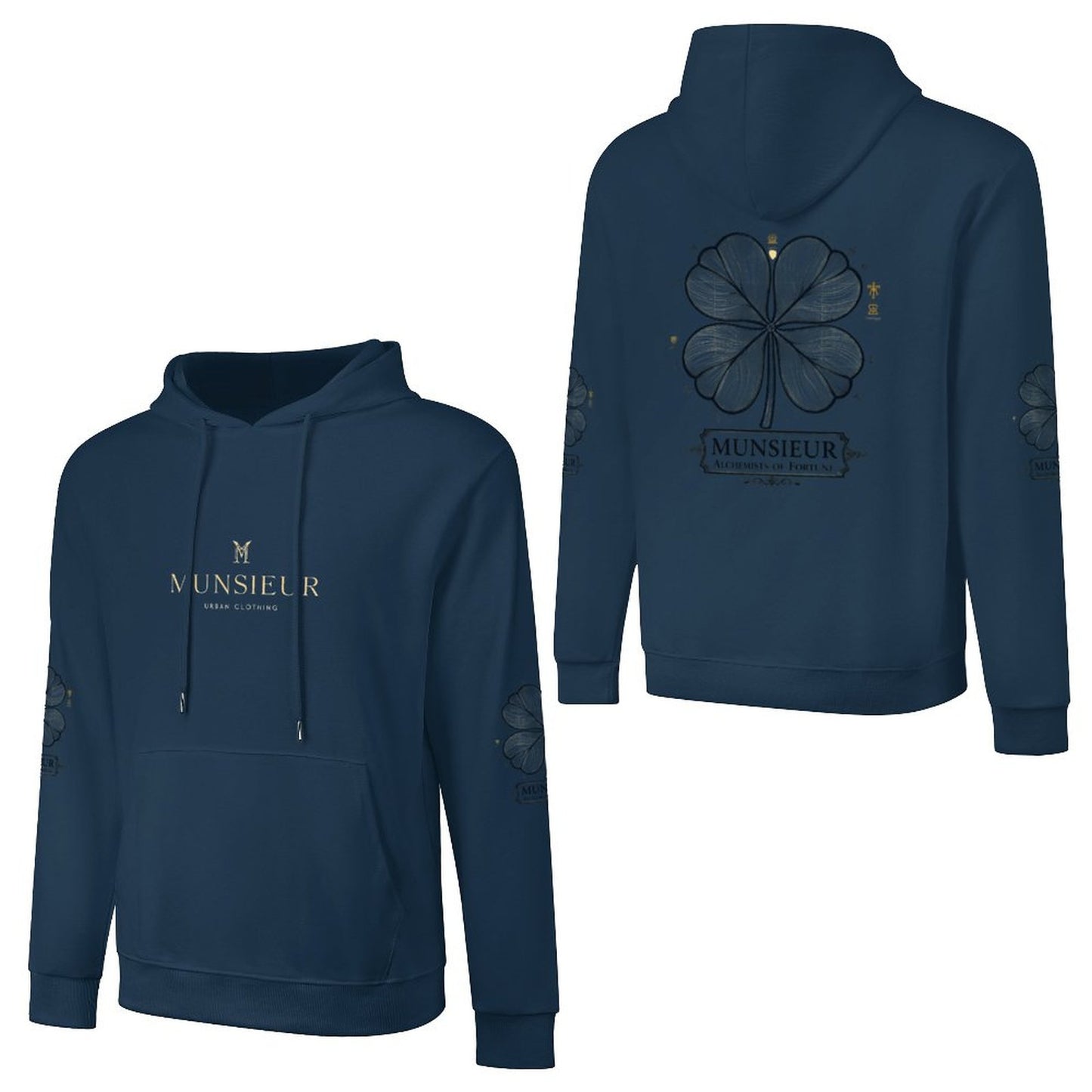 St. Patrick's Day Collection Cotton Men's Alchemist Hoodie with Pocket