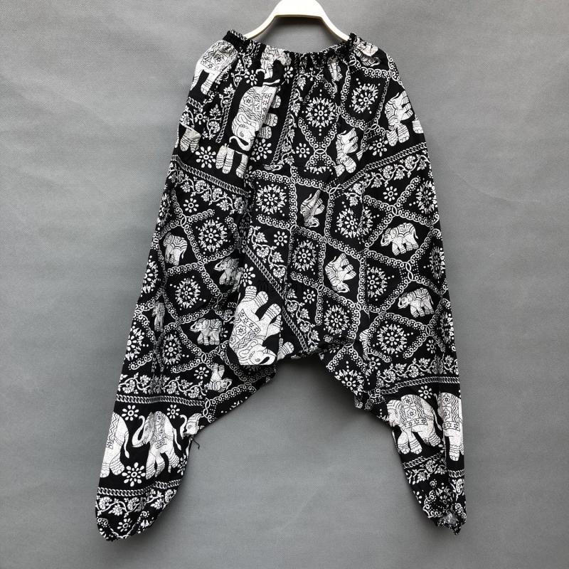 Trendy Plus Size Loose Lantern Men's Large Crotch Pants