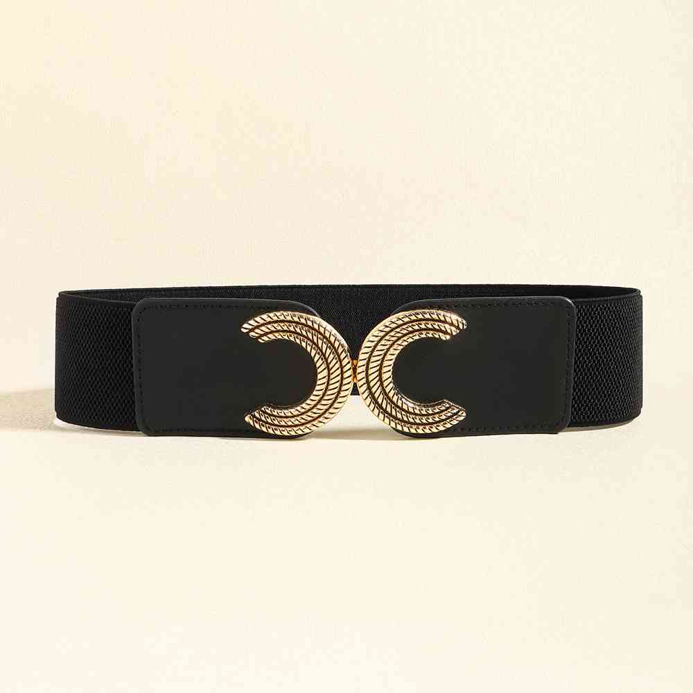 Double C Buckle Elastic Belt - Munsieur