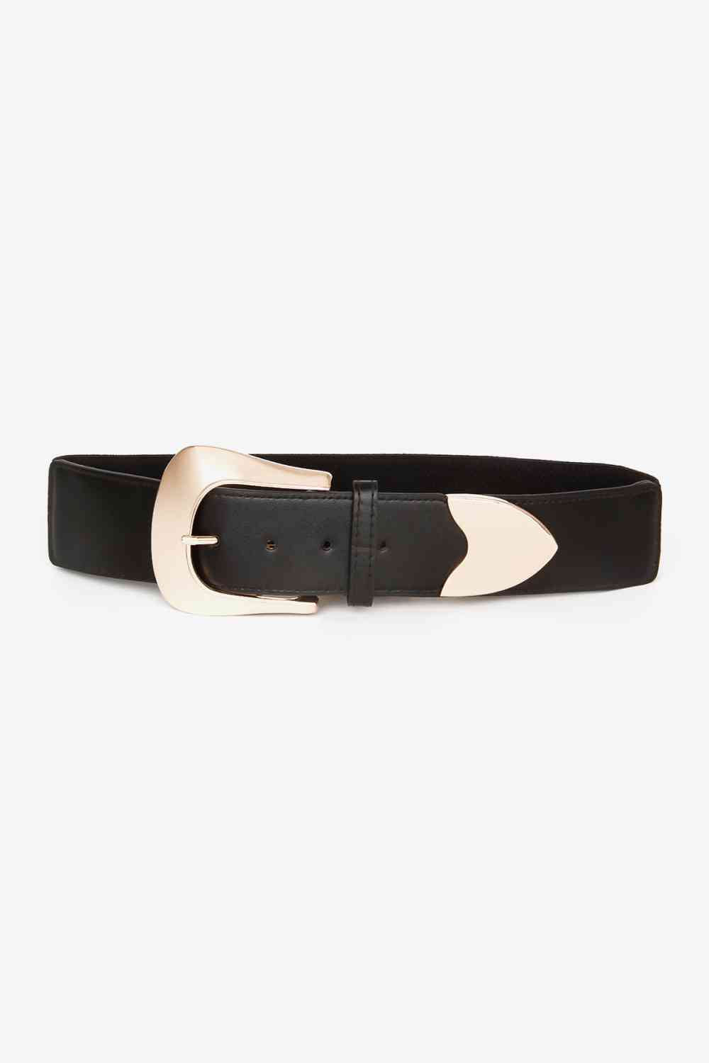Elastic Wide PU Belt - Munsieur