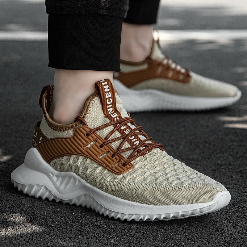 Sports Shoes Mesh Breathable All-match Tide Shoes Soft Bottom Running Shoes for Men