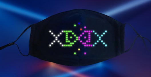 Mask Programmable Bluetooth APP luminous LED Luminous Mask Accessories