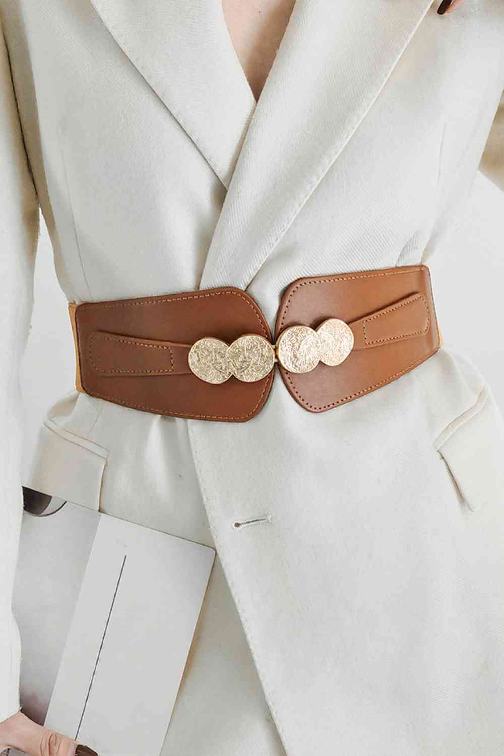 Alloy Buckle Elastic Belt - Munsieur