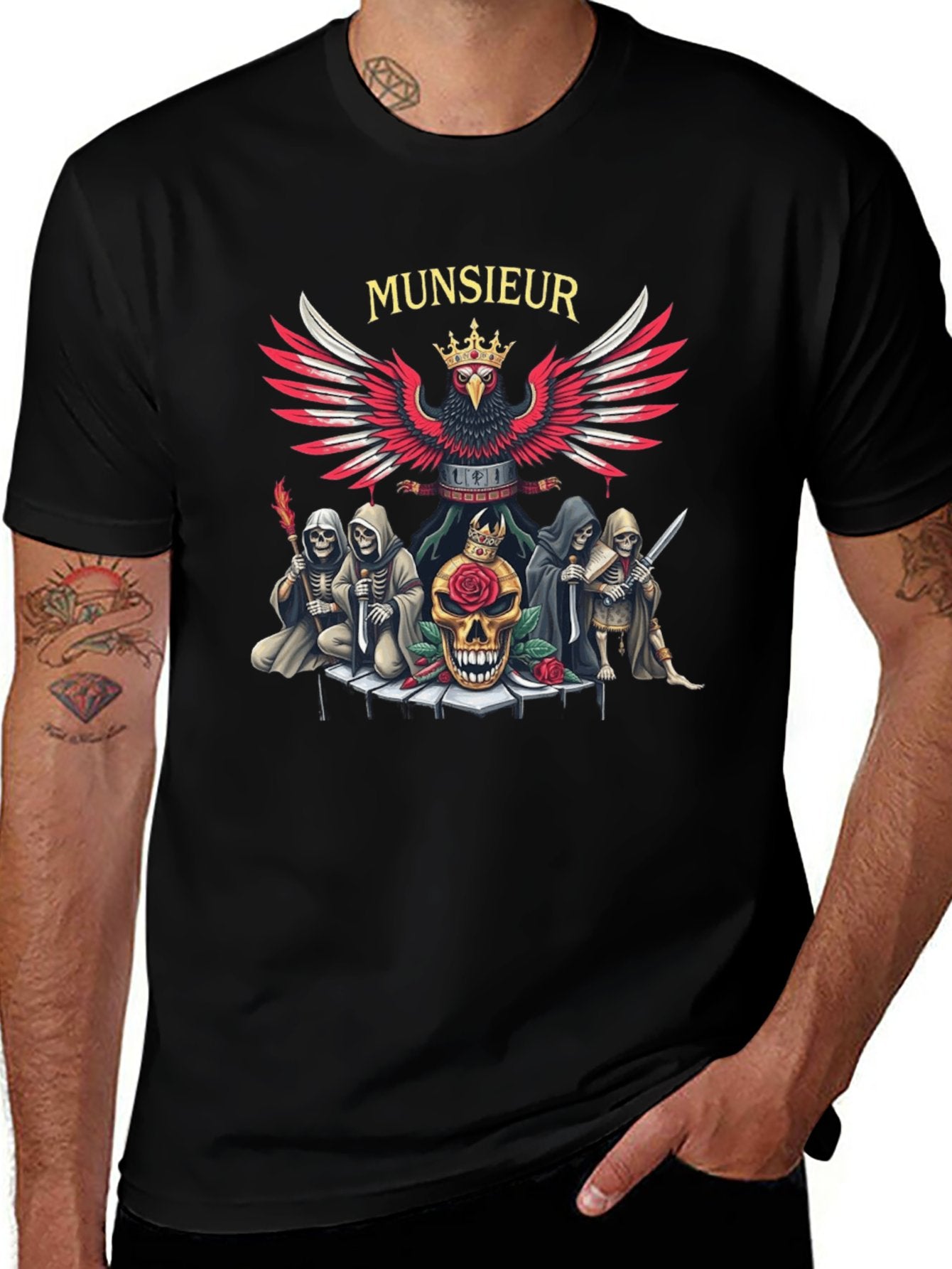 Men's Tee Munsieur Brand Design "Liberation" Graphic Tee