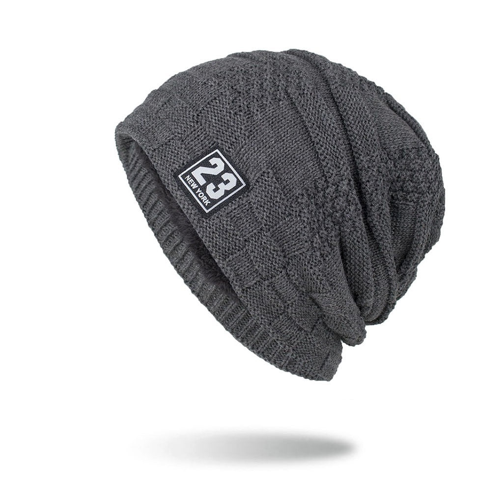 Women's Outdoor Warm Thickened Fleece Knitted Woolen Hat