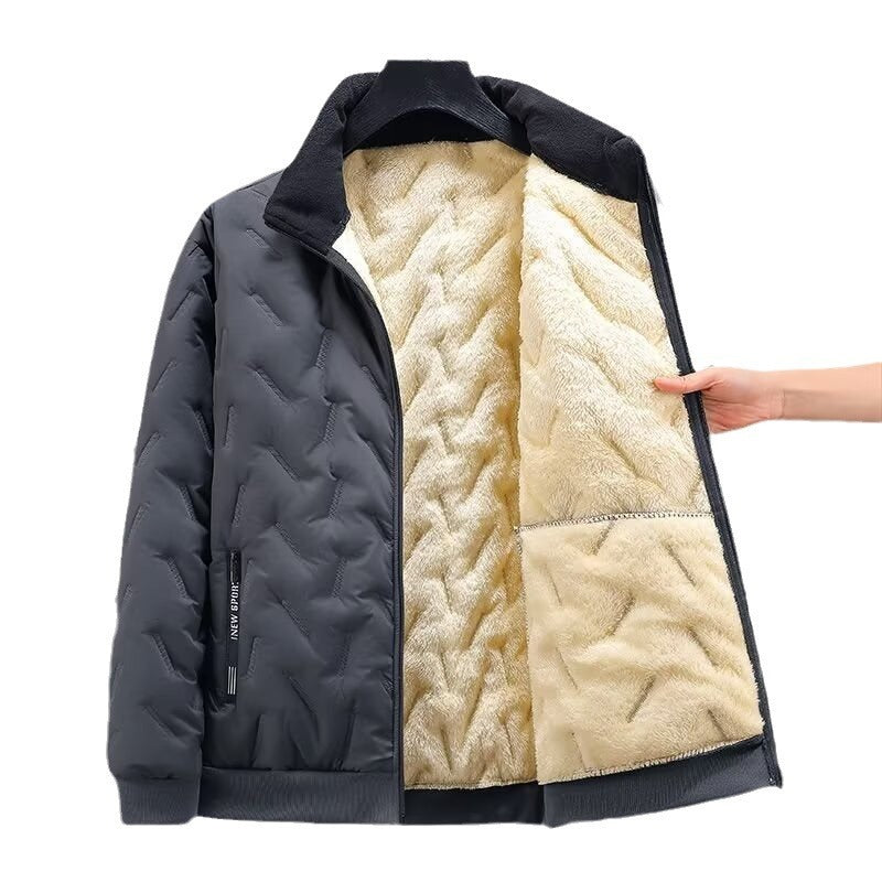 Vest For Middle-aged And Elderly People Warm Thickened Cotton Coat Wool For Men - Munsieur
