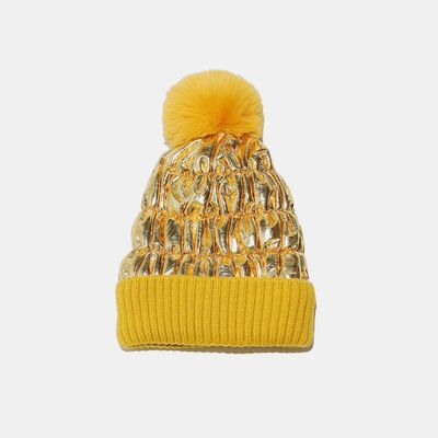 Thermal Knit Hat with Pompom - Munsieur