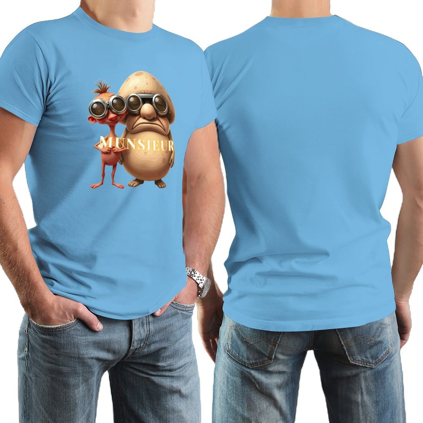 Munsieur Men's Tee "Stinky Pinky and Backdoor Bandit"