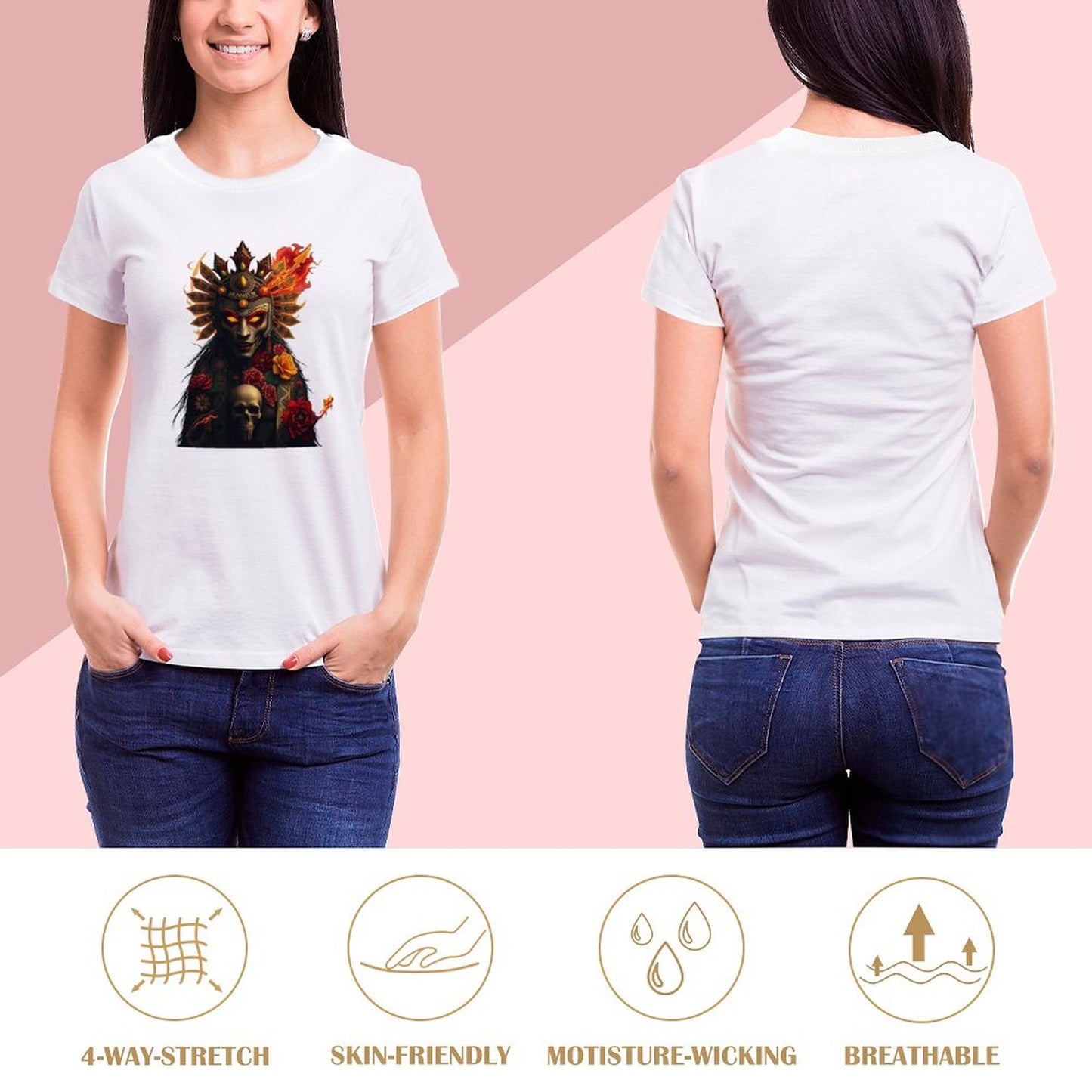 Lost Tribe of Munsieur T-Shirt for Women "Queen Isis" (High Definition & Front Printing)