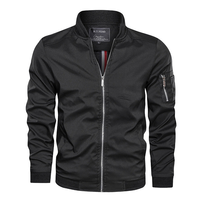 Men's Casual Baseball Sports Coat Slim Fit
