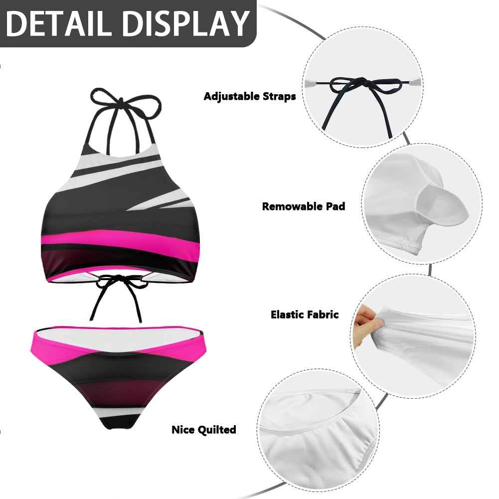 Wrapped-chest Bikini