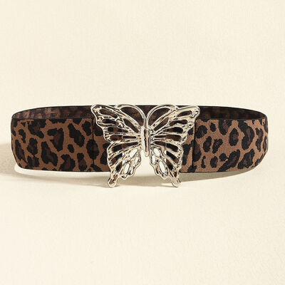 Butterfly Alloy Buckle Elastic Belt - Munsieur