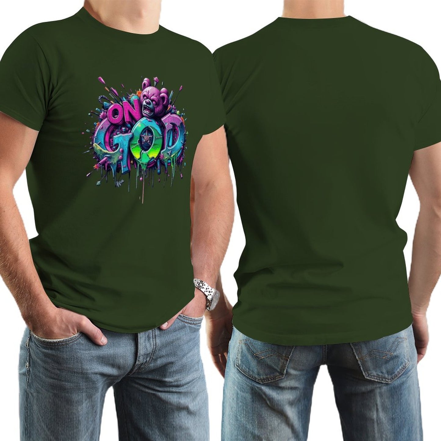 Men's Tee "On God" Streetwear Fashion Munsieur Men's Tee