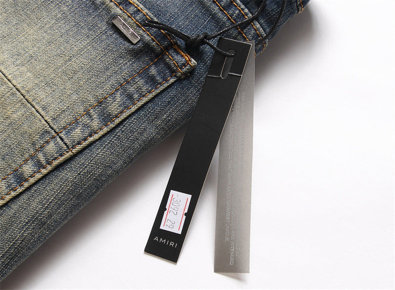 Men's Designer Fashion Elastic Slim Fit Skinny Pants