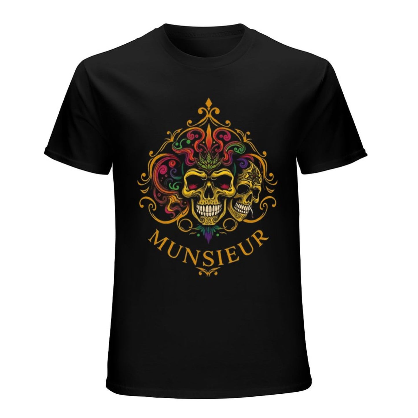 Men's Munsieur Brand Tee "Mardi Gras" Streetwear Design