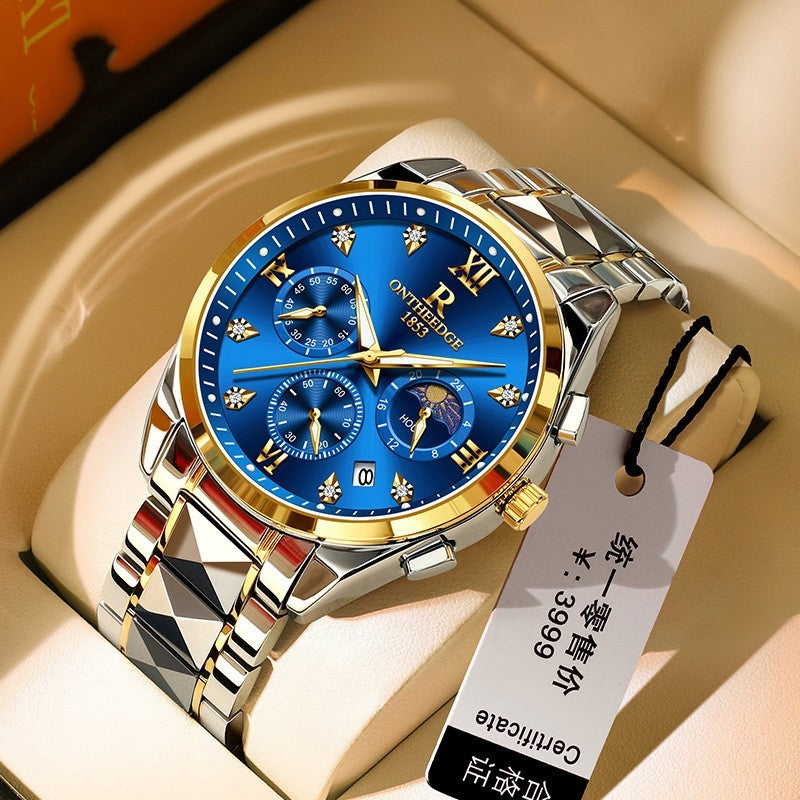 Waterproof Tungsten Quartz Business Watch