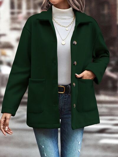 Women's Collared Button Up Jacket - Munsieur
