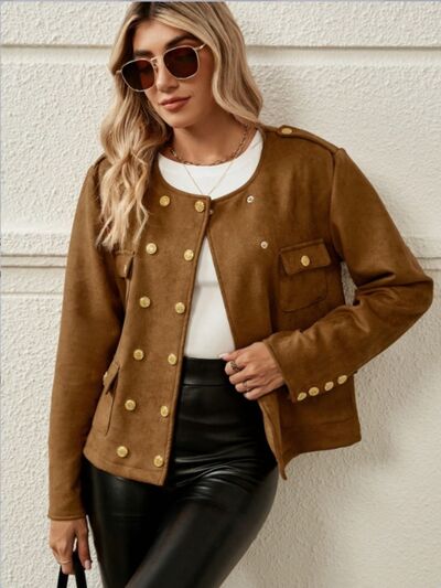 Snap Down Round Jacket - Munsieur