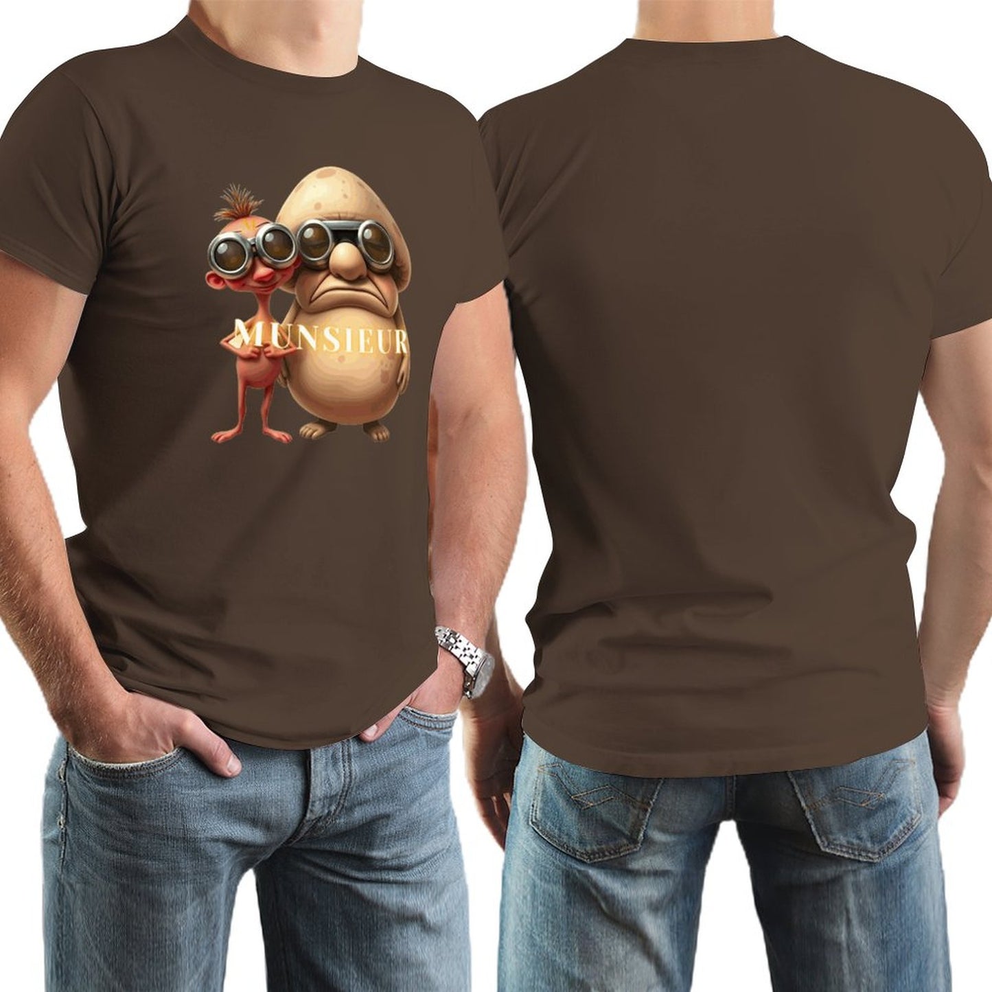 Munsieur Men's Tee "Stinky Pinky and Backdoor Bandit"