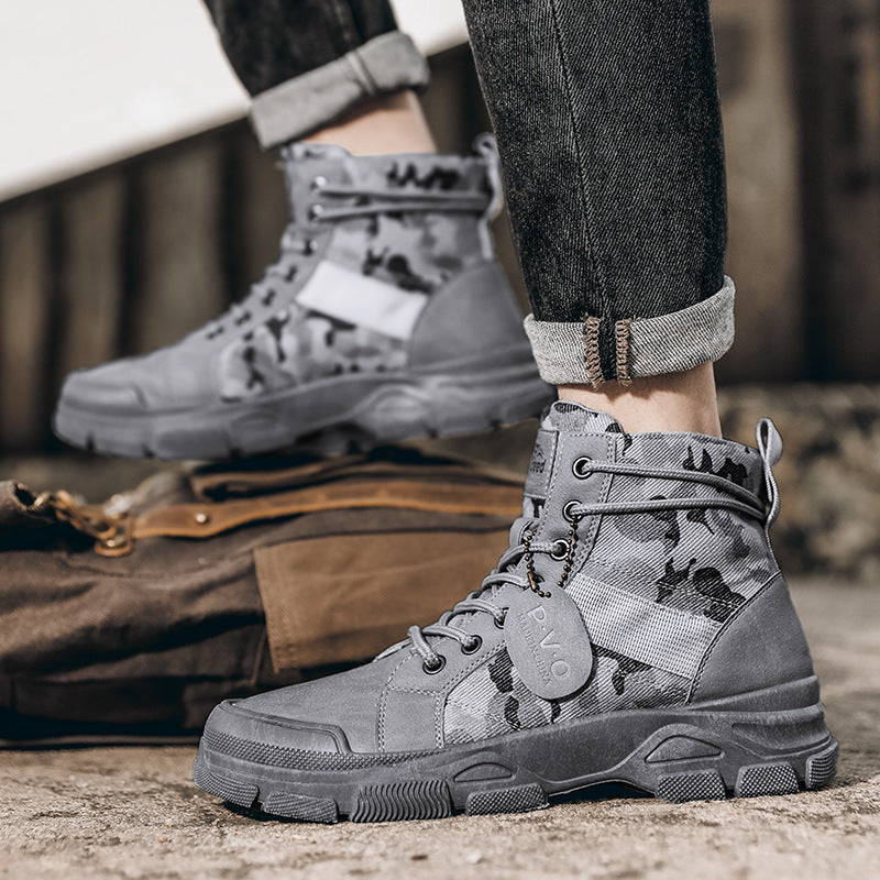 Camouflage Tooling Men's Striders Casual Waterproof
