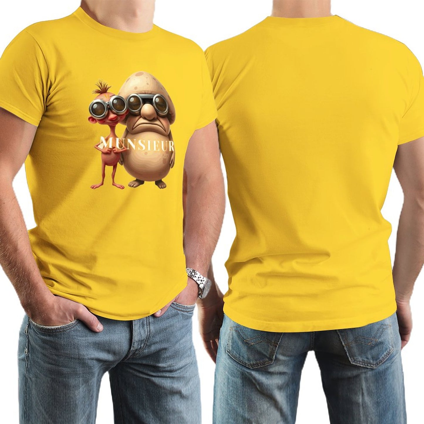 Munsieur Men's Tee "Stinky Pinky and Backdoor Bandit"