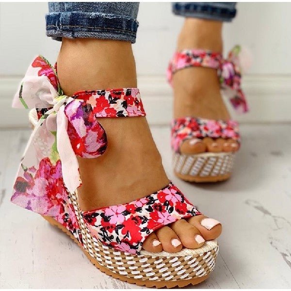Bohemian Wedge Sandals