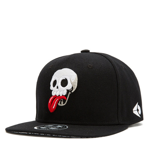 Hip Hop Edge Fashion Skull Embroidery Baseball Hat