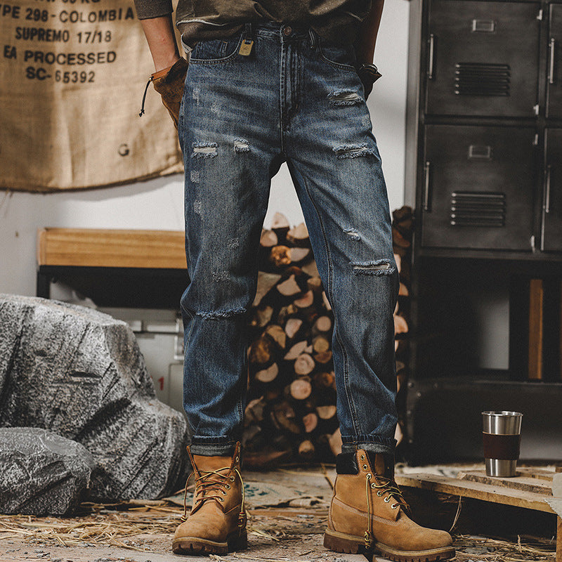 Men's American Retro Autumn Pants