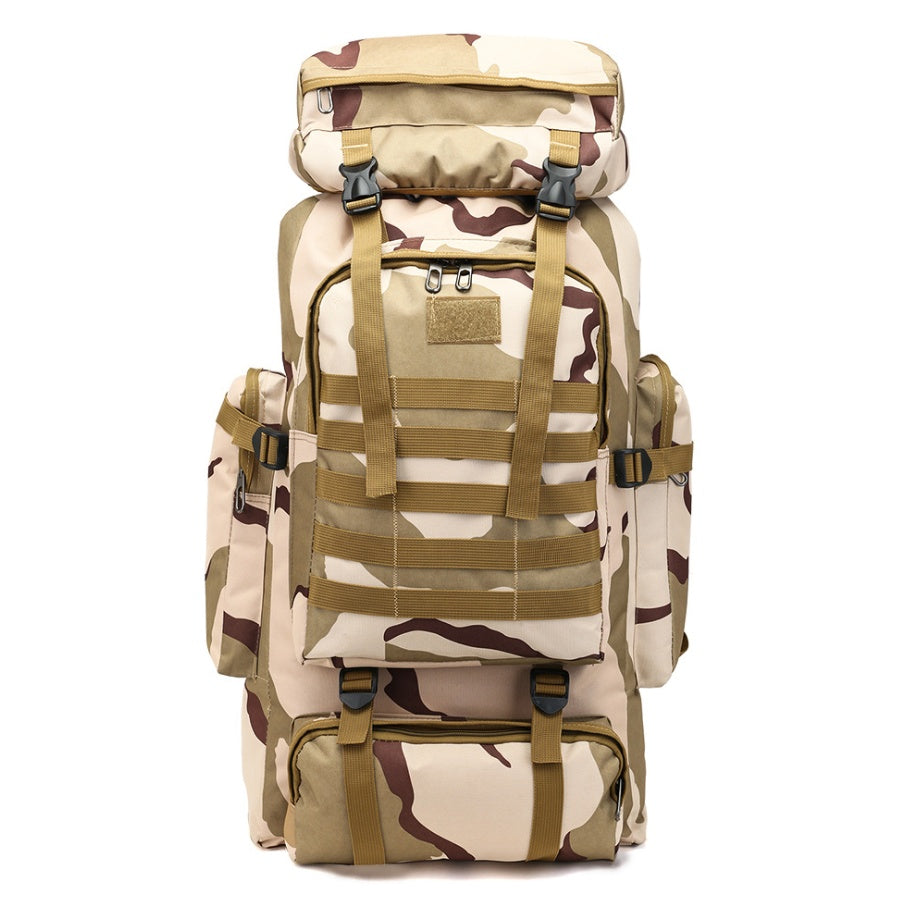 Camouflage backpack mountaineering
