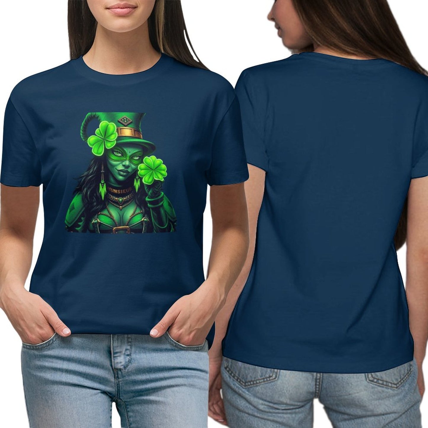 St. Patrick's Day Collection Leprechaun Mafia "Felicia" T-shirt
