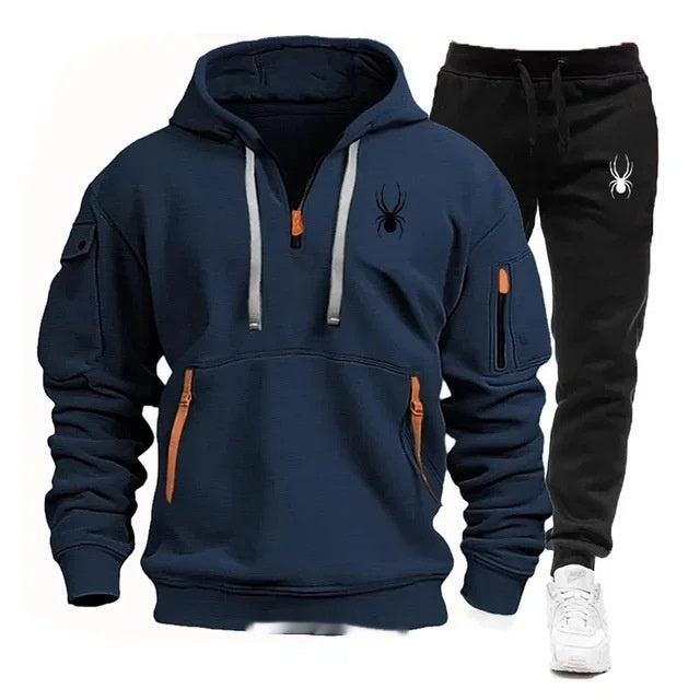 Casual Men's Jogger Set Pocket Polyester - Munsieur
