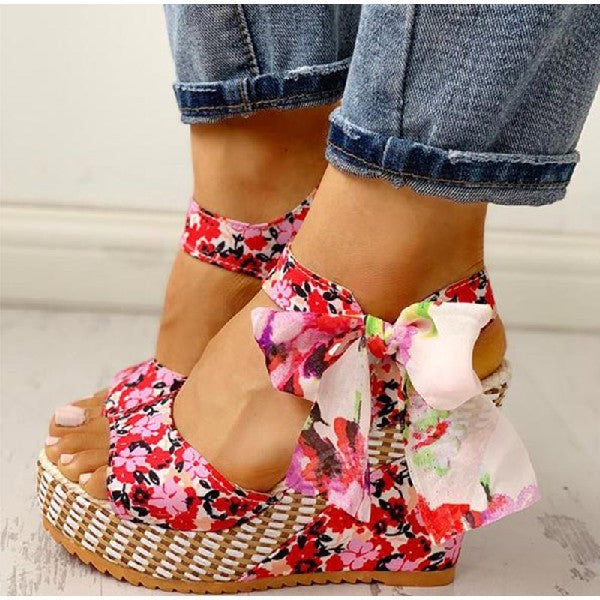 Bohemian Wedge Sandals