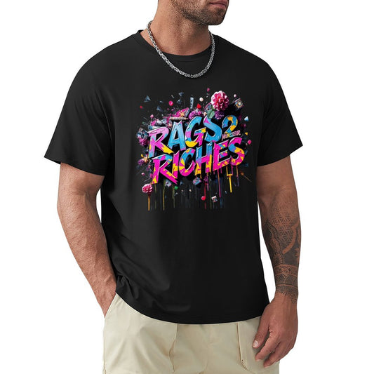 Men's Tee Munsieur Original Design "Rags2Riches" Streetwear Design