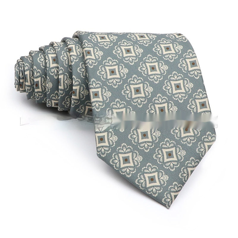 Business Polyester Men's Printed Workplace Tie - Munsieur