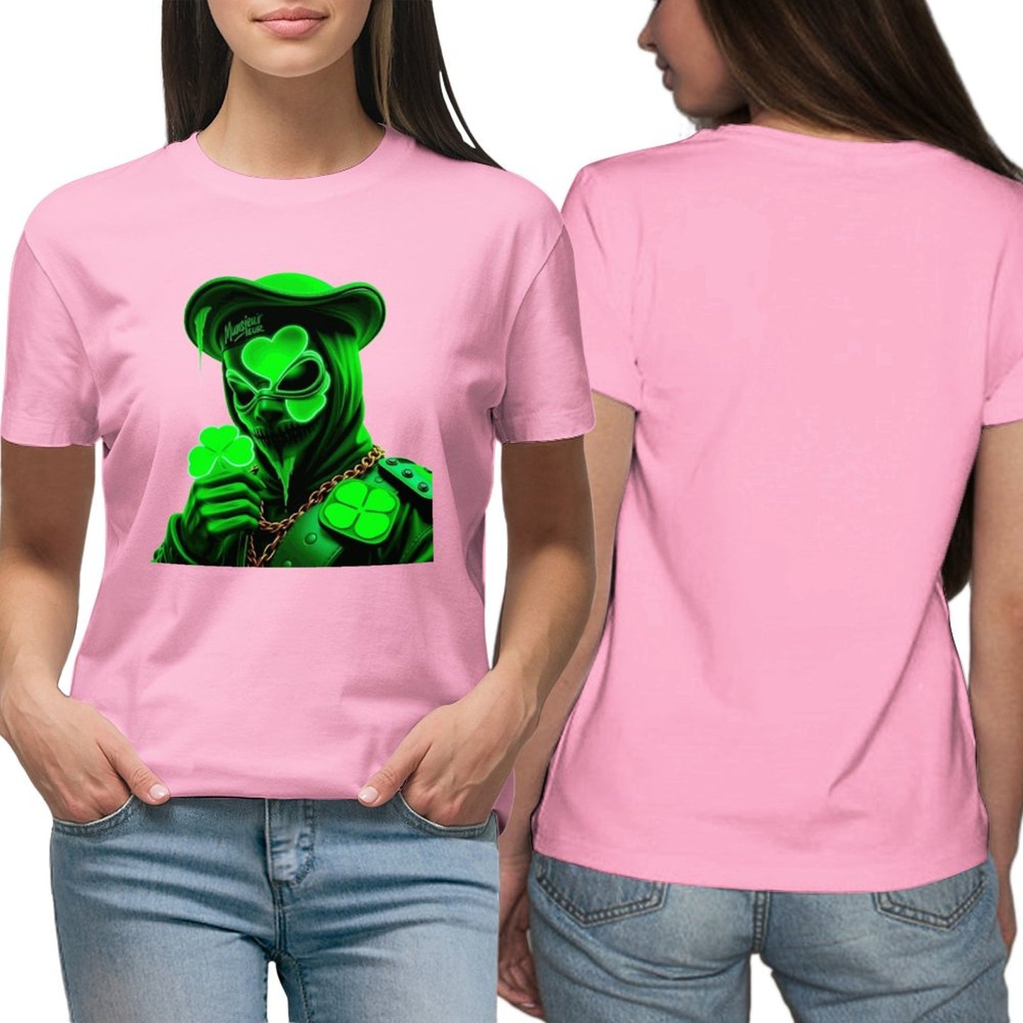 St. Patrick's Day Collection Women's Clover Gang Poet T-shirt
