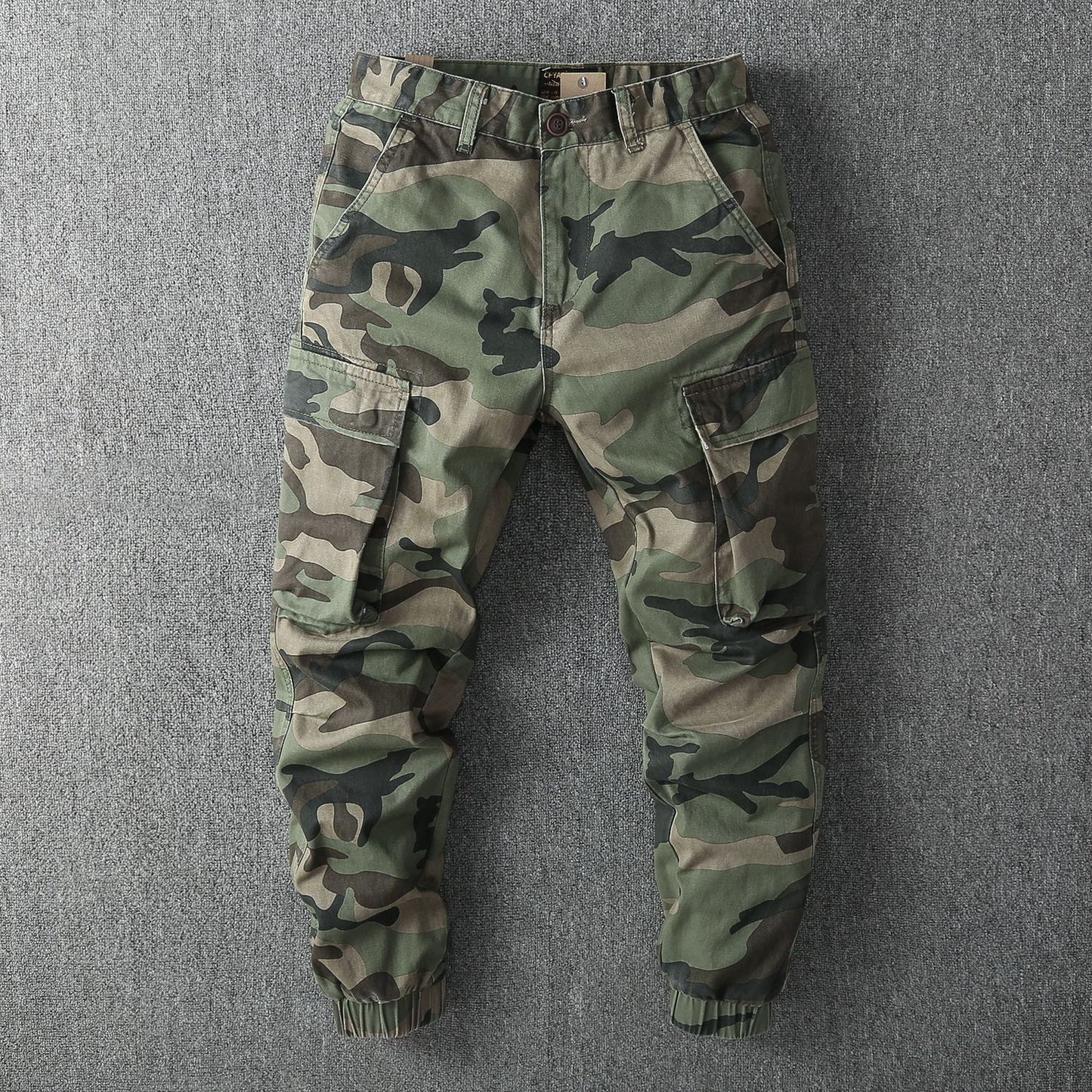 Men's Loose Sports Hard-wearing Camouflage Cargo Pants - Munsieur