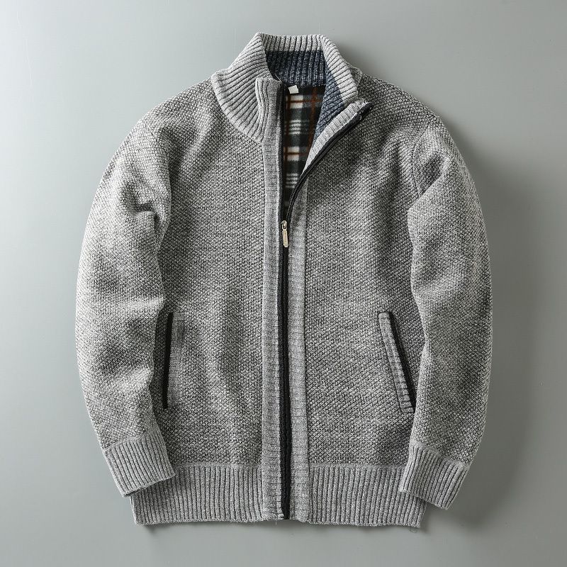 Men's Fleece Lined Padded Warm Keeping Casual Men's Coat