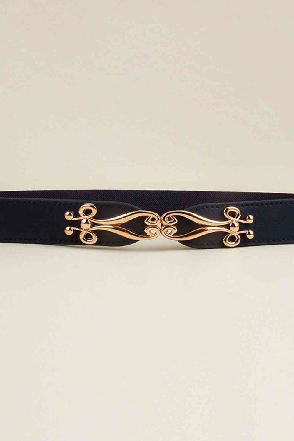 Alloy Buckle Elastic Belt - Munsieur