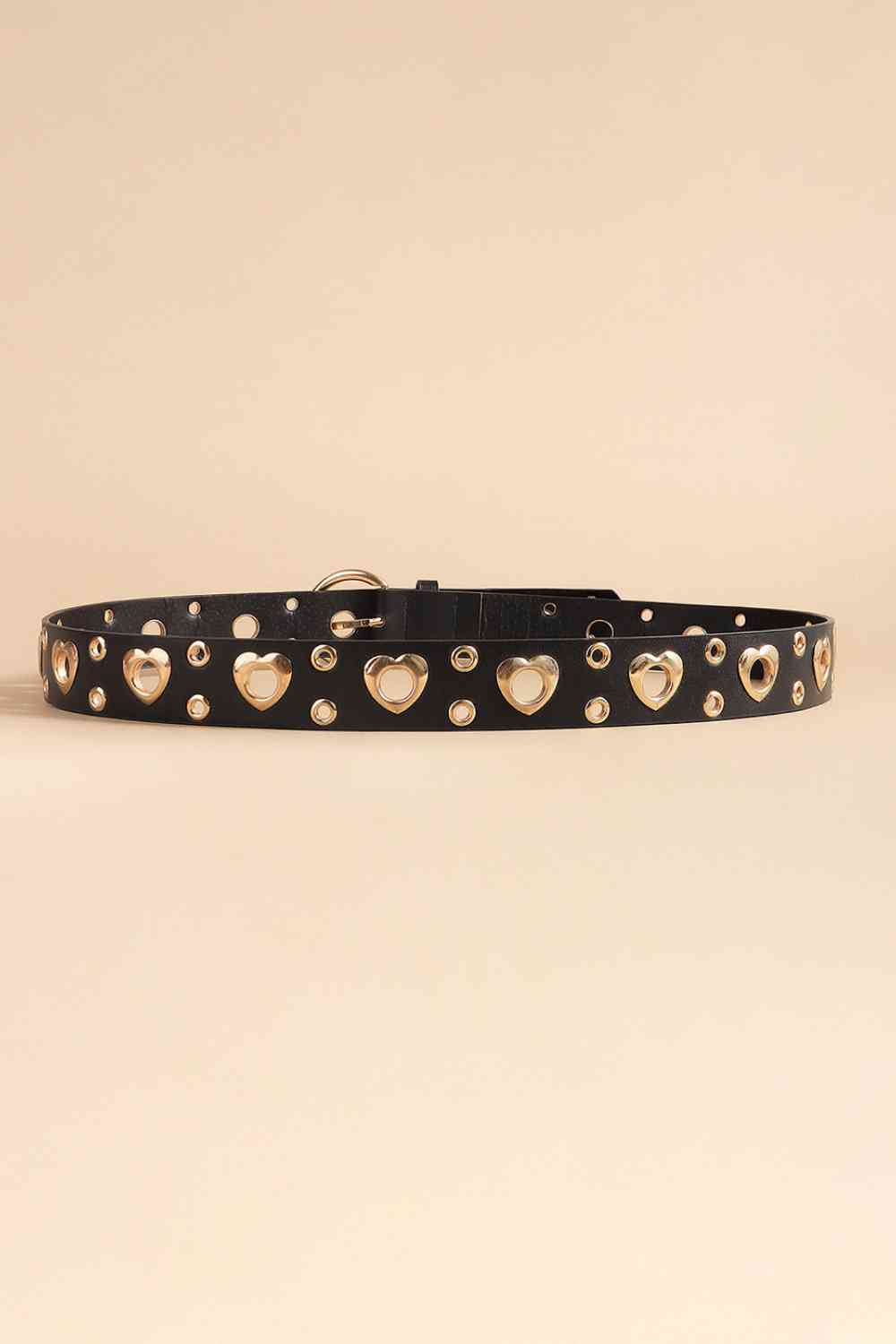 Shape Alloy Detail PU Leather Belt - Munsieur