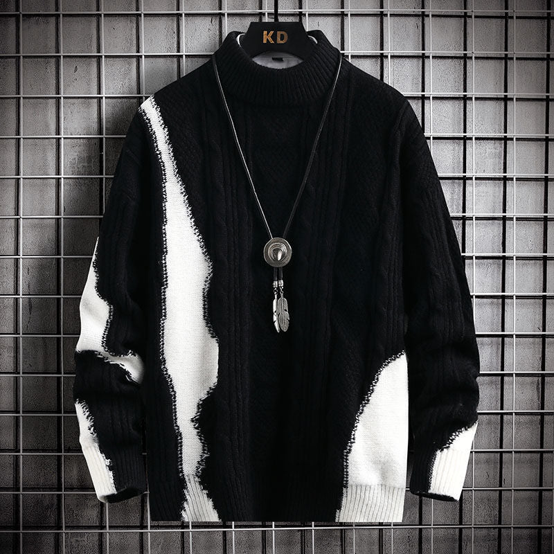 Autumn And Winter New Jacquard Hoodie Warm