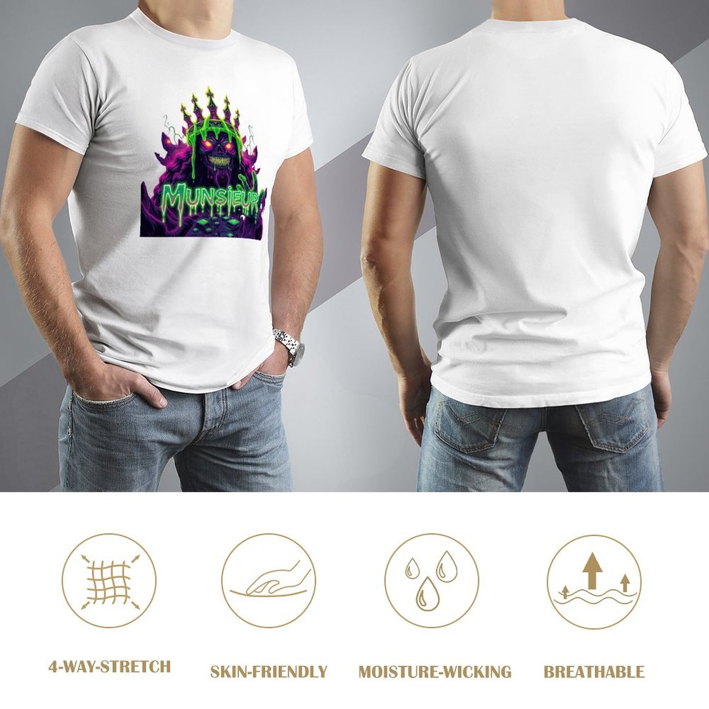 Munsieur Men's – Emerald Isle Streetwear Tee