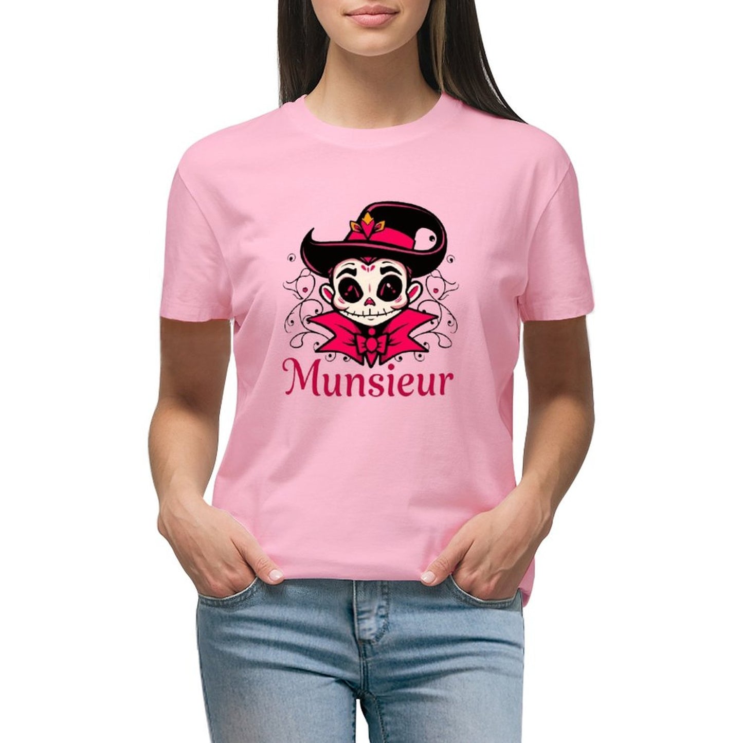 Women's Munsieur T-shirt Valentine's Day Collection "Count Lovie" Streetwear Fashion for Her