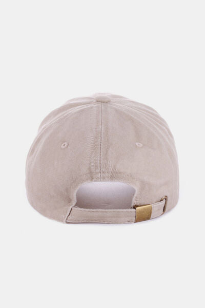 Zenana Washed ATLANTA Embroidered Baseball Cap - Munsieur
