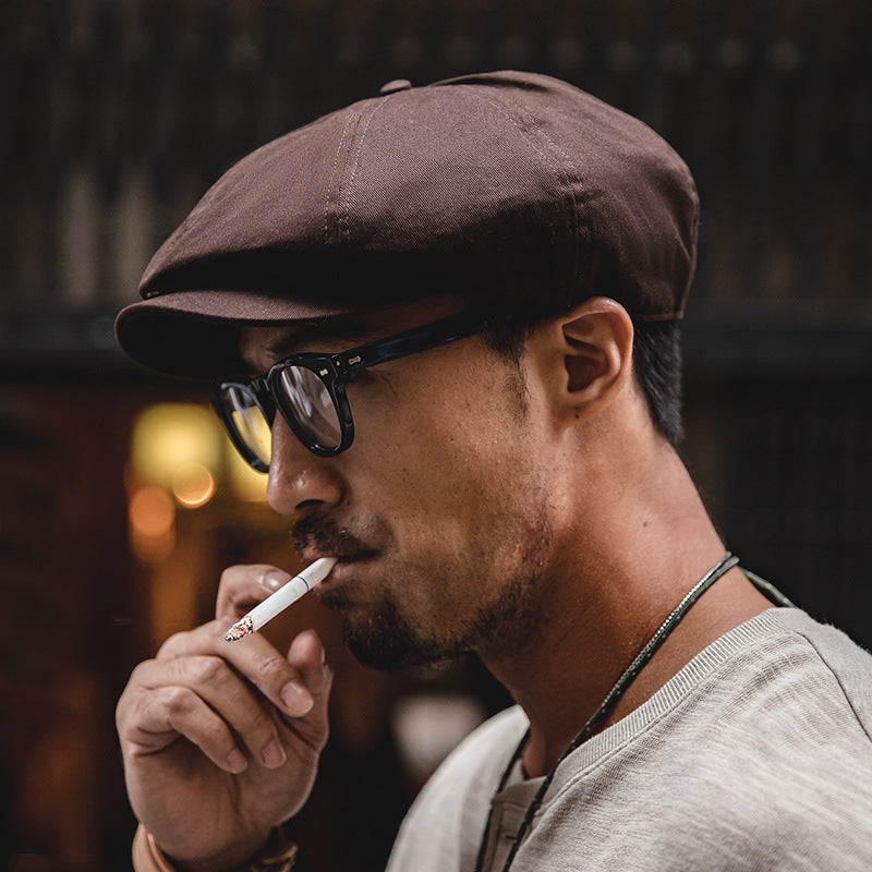 Men's Fashion Work Clothes Retro Beret Hat