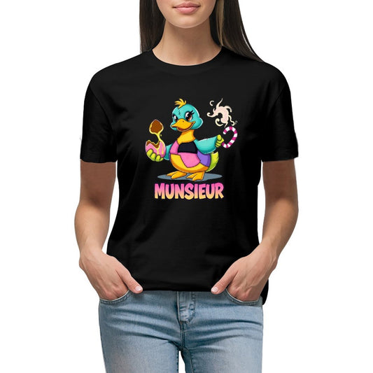 Munsieur Women's T-Shirt Easter Collection "Lucky Duckie" Designer Streetwear